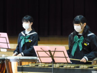 DSCN0043　打楽器１年２人
